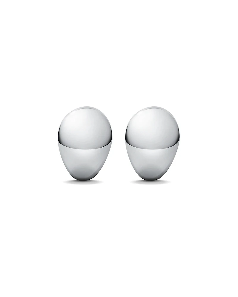 Polished Bold Dome Stud Earrings in Sterling Silver