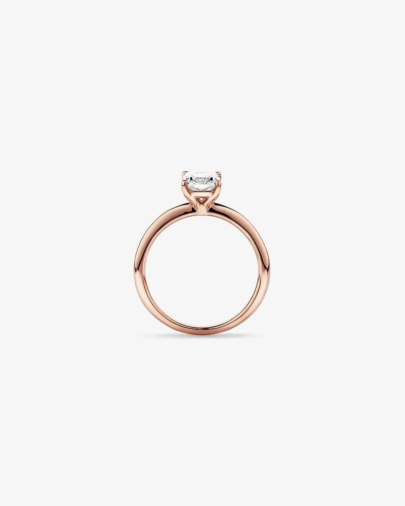 1.25 Carat TW Radiant Laboratory-Grown Diamond Solitaire Engagement Ring in 14kt White Gold