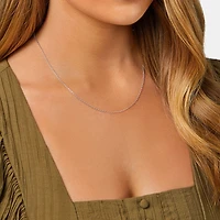 45cm (18") 1mm-1.5mm Width Diamond Cut Belcher Chain in 18kt Yellow Gold