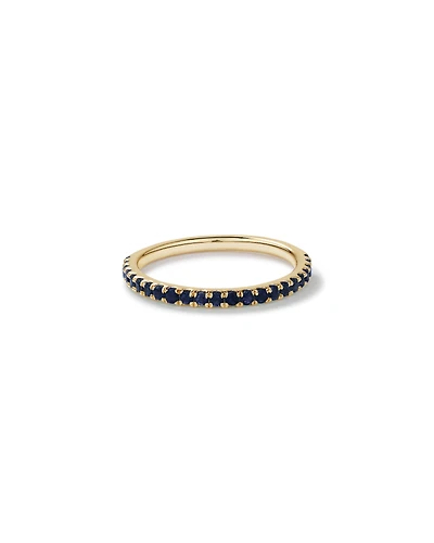 Sapphire Stacker Ring in 10kt Yellow Gold