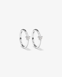 Diamond Accent Sleeper Earrings in 10kt Gold