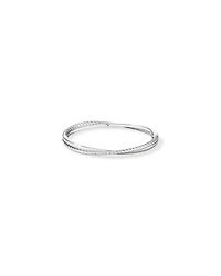 Bracelet torsadé de 63 mm en argent sterling