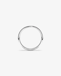 5mm Half Round Wedding Band in Sterling Silver