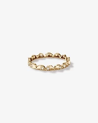 Signature Connect Curve Diamond Ring in 10kt Yellow Gold