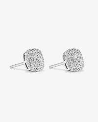 0.30 Carat TW Cushion Shaped Diamond Cluster Stud Earrings in 10kt Yellow Gold
