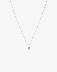 1.00 Carat TW Diamond Solitaire Pendant in 18kt White Gold