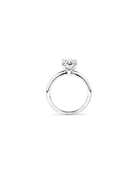 2.00 Carat TW Oval Cut Laboratory-Grown Diamond Solitaire Engagement Ring in 14kt White Gold