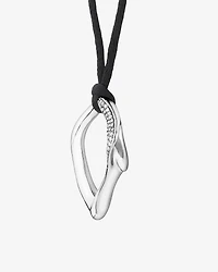 Grand pendentif Spirits Bay en argent sterling avec diamants totalisant 0,15 ct