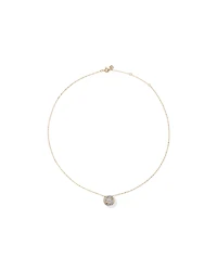 0.35 Carat TW Diamond Swirl Everlight Pendant Necklace in 10kt Yellow Gold