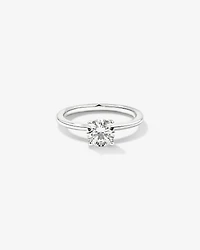 Bague Solitaire avec Diamant Rond Brillant de 0,70 Carat TW en Or Blanc 18 kt