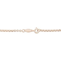 17cm (7") 2mm-2.5mm Width Hollow Belcher Bracelet in 10kt Yellow Gold