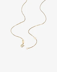 45cm (18") 0.66mm Width Box Chain in 18kt Yellow Gold