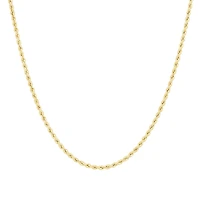 45cm (18") 2.5mm Rope Chain in 10kt Yellow Gold