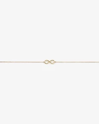 Diamond Accent Infinity Bracelet in 10kt Yellow Gold