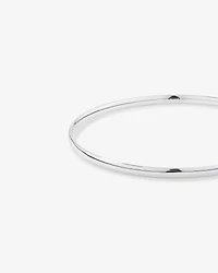 3.7mm Solid Round Bangle in Sterling Silver