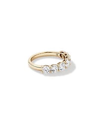 2.00 Carat TW Round Brilliant Laboratory-Grown Diamond Wedding Ring in 14kt White Gold