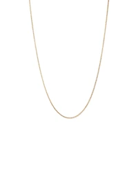 50cm (20") 1.96mm Width Semi Solid Curb Chain in 10kt Yellow Gold