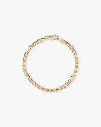 19cm (7.5") 4.5mm-5mm Width Hollow Anchor Bracelet in 10kt Yellow Gold