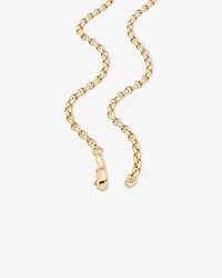 55cm (22") Oval Belcher Chain 10kt Yellow Gold