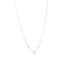 Collier avec 0,10 carat TW de diamants en or jaune 10 carats