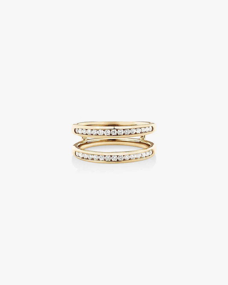 Evermore Enhancer Ring with 0.40 Carat TW Diamonds in 14kt Yellow Gold