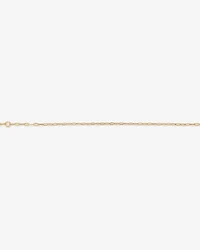 19cm (7.5") 2mm Hollow Paperclip Bracelet in 10kt Yellow Gold
