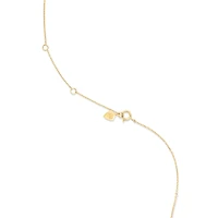 Stardust Pendant with .55TW of Diamonds in 10kt Yellow Gold and Rhodium