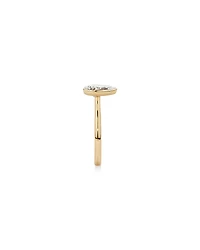 1.25 Carat TW Pear Cut Laboratory-Grown Diamond Solitaire Bezel Set Engagement Ring in 14kt Yellow Gold