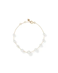 Bracelet with Cultured Freshwater Pearls in 10kt Yellow Gold