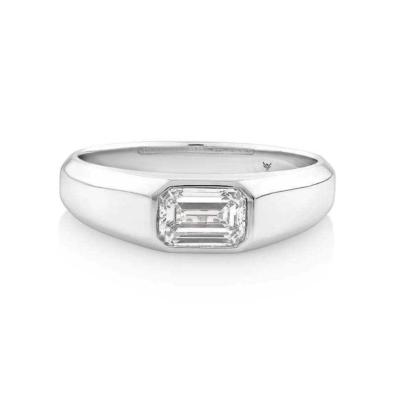 Solitaire Ring with 1.00TW  Laboratory-Grown Diamond in 14kt White Gold