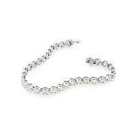 6.00 Carat TW Diamond Tennis Bracelet in 14kt White Gold