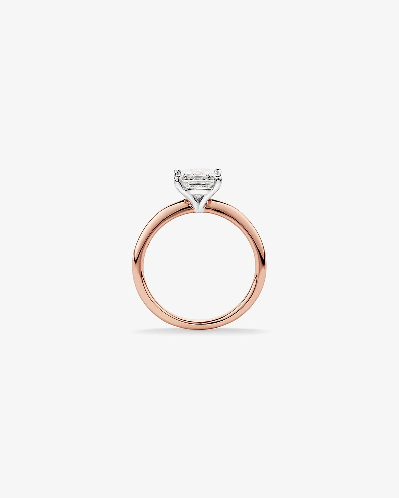 1.25 Carat TW Princess Cut Laboratory-Grown Diamond Solitaire Engagement Ring In 14kt White Gold