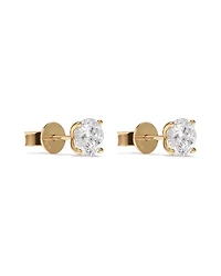 2.00 Carat TW Diamond Solitaire Stud Earrings in 18kt White Gold