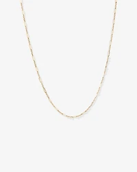 1.6mm Wide Paperclip 3 and 1 Chain in 10kt Yellow Gold