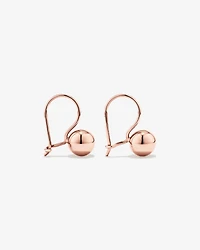 7mm Euroball Earrings in 10kt Rose Gold