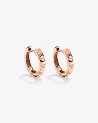 Créoles Huggie Signature Connect en Or Rose 10 kt