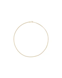 45cm (18") Hollow Belcher Chain in 10kt Yellow Gold