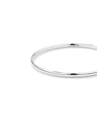 3.7mm Solid Round Bangle in Sterling Silver