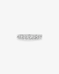 10 Stone Wedding Band with .90 Carat TW Diamonds in 14kt White Gold