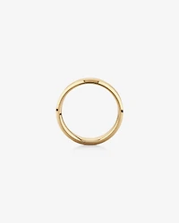 7mm Flat Bevelled Wedding Band in 10kt White Gold