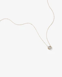 0.35 Carat TW Diamond Swirl Everlight Pendant Necklace in 10kt Yellow Gold