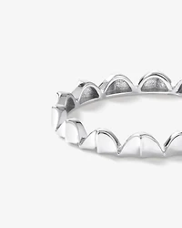 Bague Signature Connect Courbée en Argent Sterling