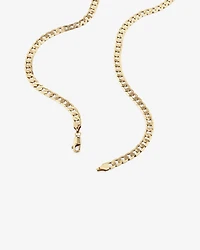 55cm (22") 4.5mm-5mm Width Curb Chain in 10kt Yellow Gold