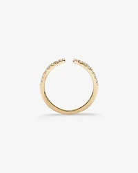 0.25 Carat TW Diamond Open Wedding Band in 14kt Yellow Gold