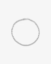 3.37 Carat TW Baguette Diamond Tennis Bracelet in 14kt White Gold