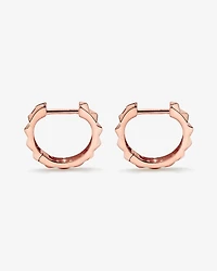 Créoles Huggie Signature Connect en Or Rose 10 kt