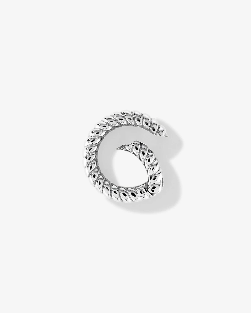 Connecteur pendentif cercle torsadé en argent sterling