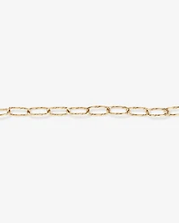 Diamond Cut Oval Twist Link Bracelet in 10kt Yellow Gold