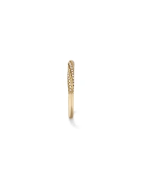 0.15 Carat TW Diamond Twisted Wedding Band in 14kt Yellow Gold