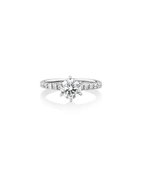 Sir Michael Hill Designer Engagement Ring with 1.37Carat TW of Diamonds in 18kt White Gold